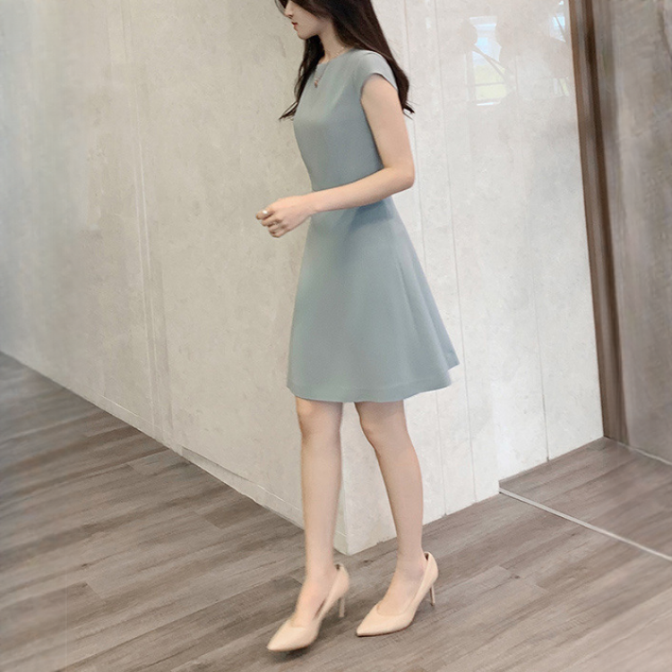 高級感優雅氣質收腰顯瘦連衣裙