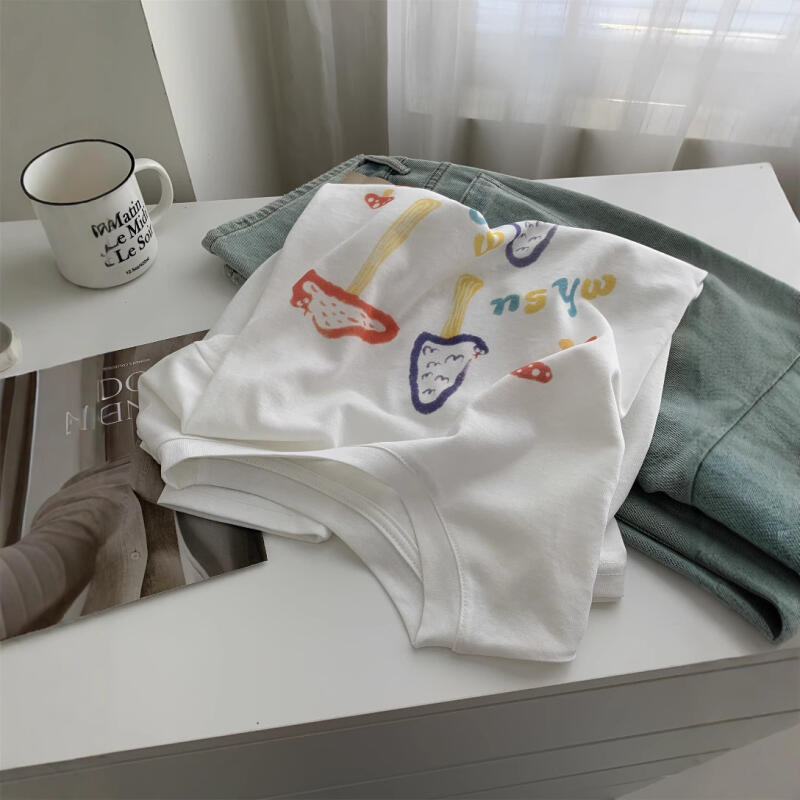 涼爽透氣天絲棉卡通印花防曬罩衫