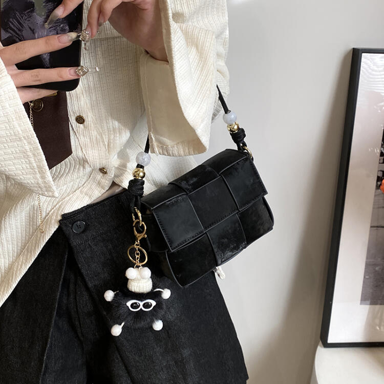 鑲嵌方格氣質包包