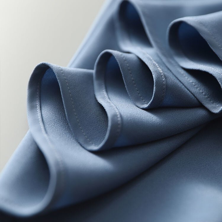 雪紡簡約氣質修身連衣裙