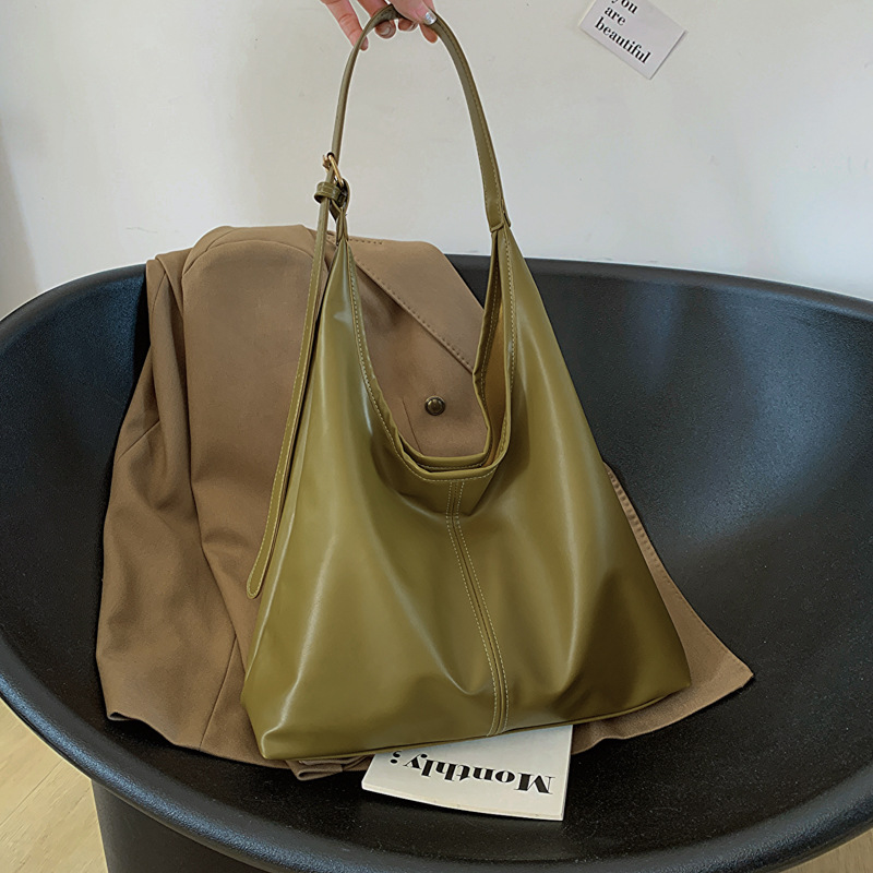 流行高級質感單肩腋下包大容量包包