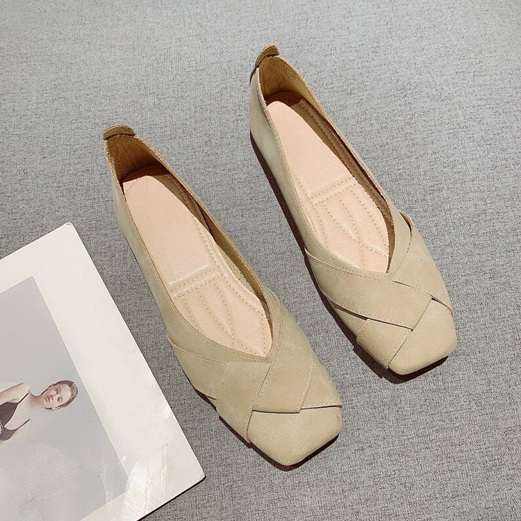 溫柔係平底淺口百搭女鞋