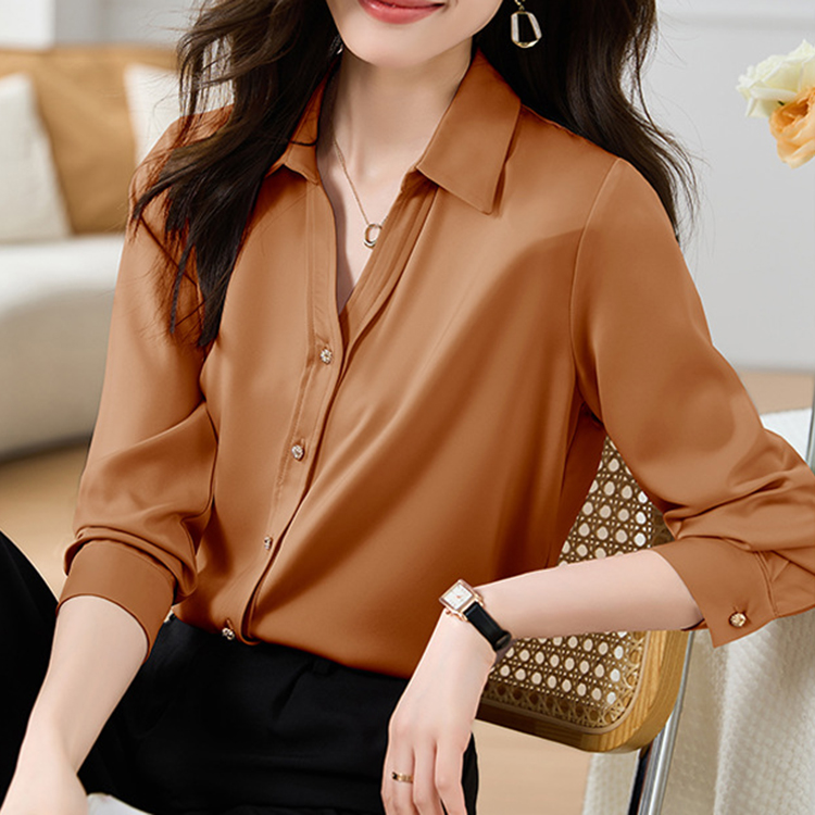 春秋時尚氣質港風襯衫