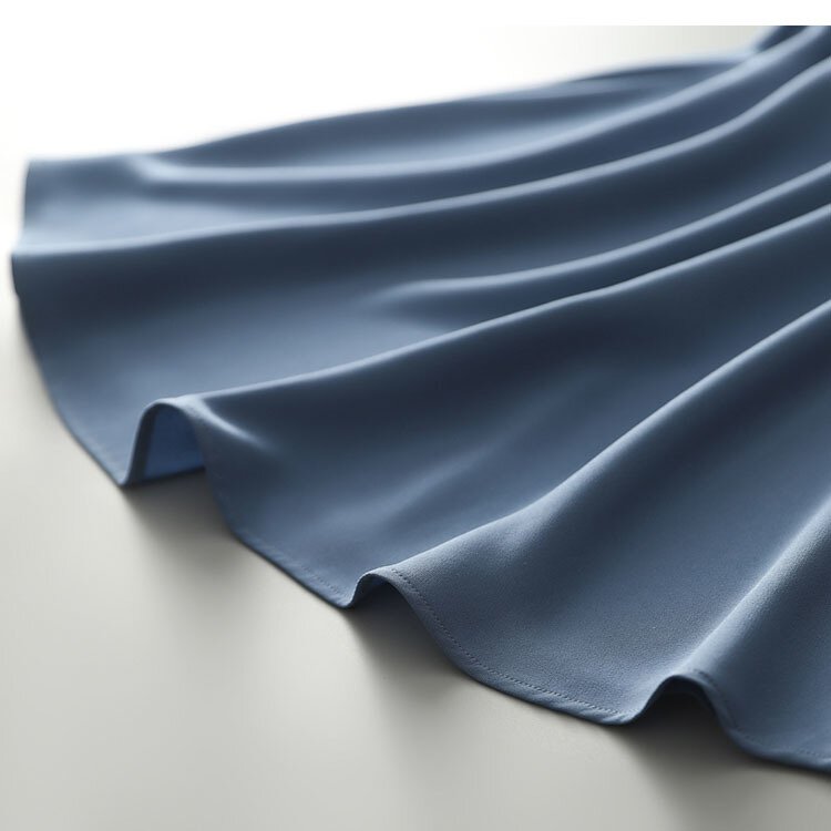 雪紡簡約氣質修身連衣裙