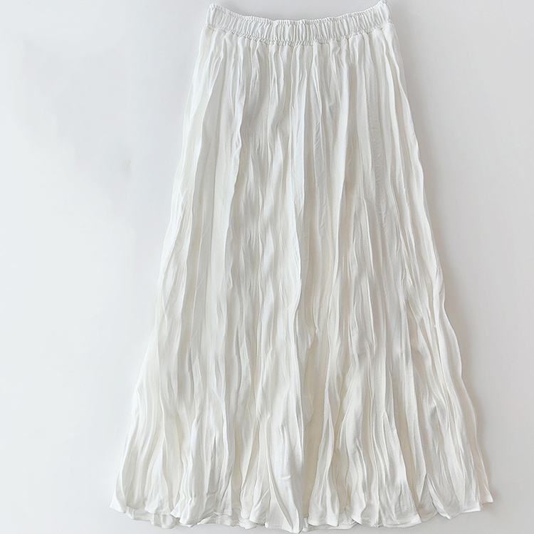 春秋新款百搭褶皺半身裙（8色）