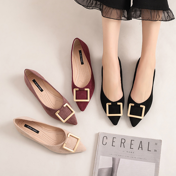 春季韓版平底百搭單鞋