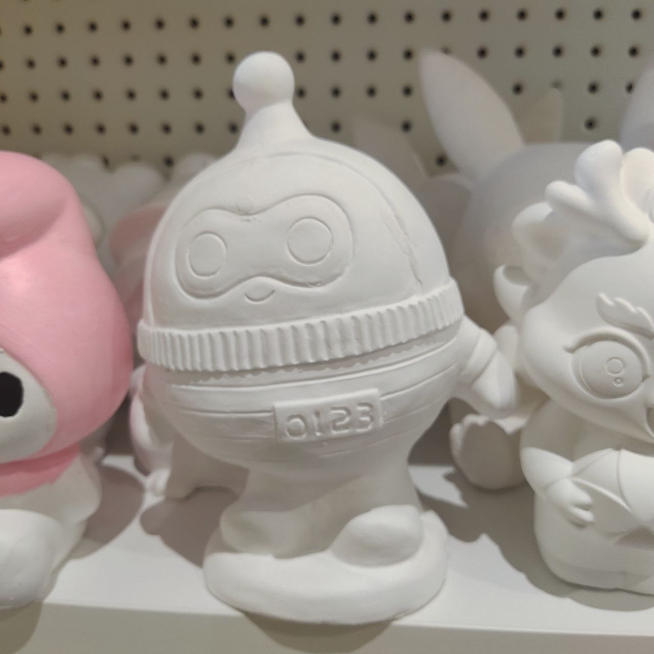 DIY Clay Paint Coin Bank Set