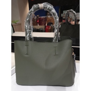 Mother Special Cowhide Leather Elegant Ladies Handbag+Aromatherapy with Free Flowers-Medium Size