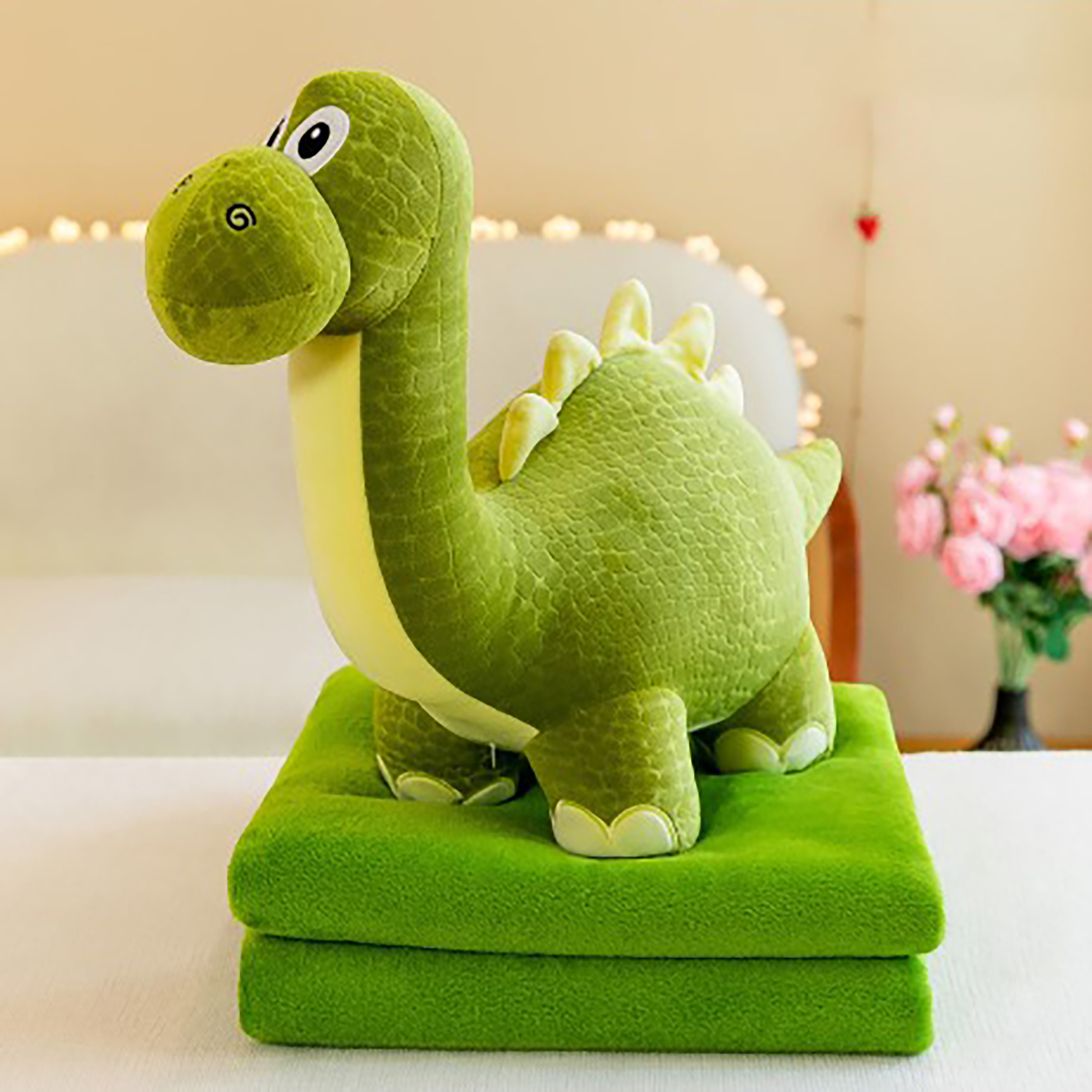 2-in-1 Soft Plush with Hidden Blanket Inside