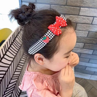 Korean Flower Velcro Headband Children's Hairpin Baby Broken Hair Artifact Hairband Bangs Sticker Headdress Wholesale
