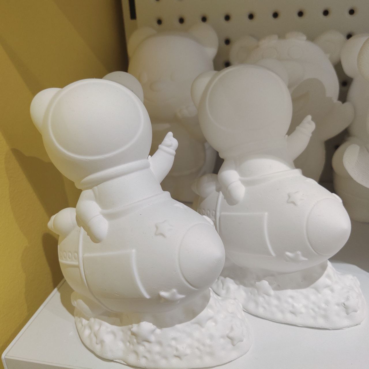 DIY Clay Paint Coin Bank Set