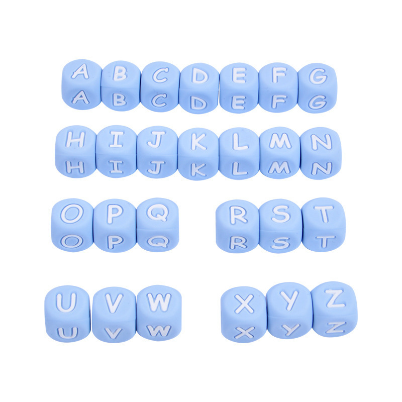Silicone Alphabet Beads