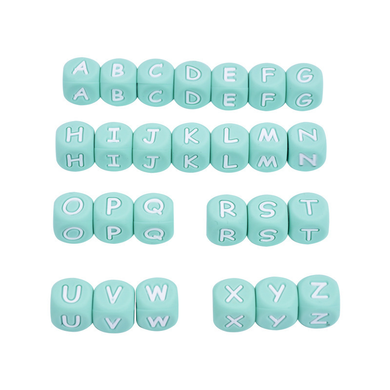 Silicone Alphabet Beads
