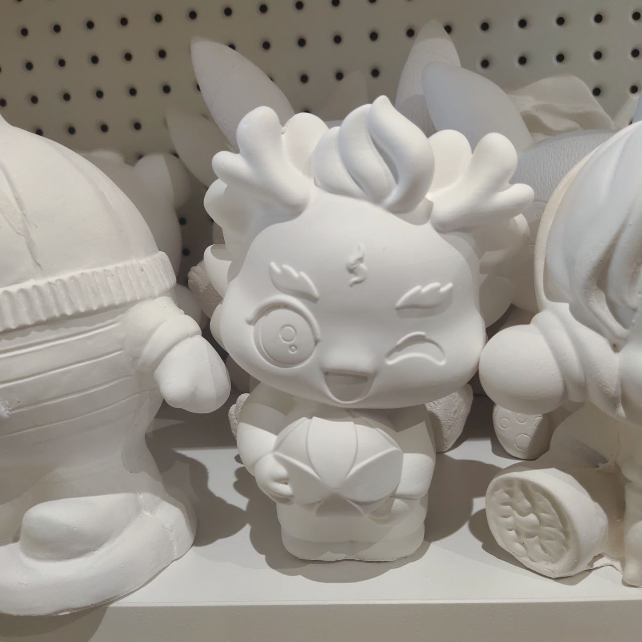 DIY Clay Paint Coin Bank Set