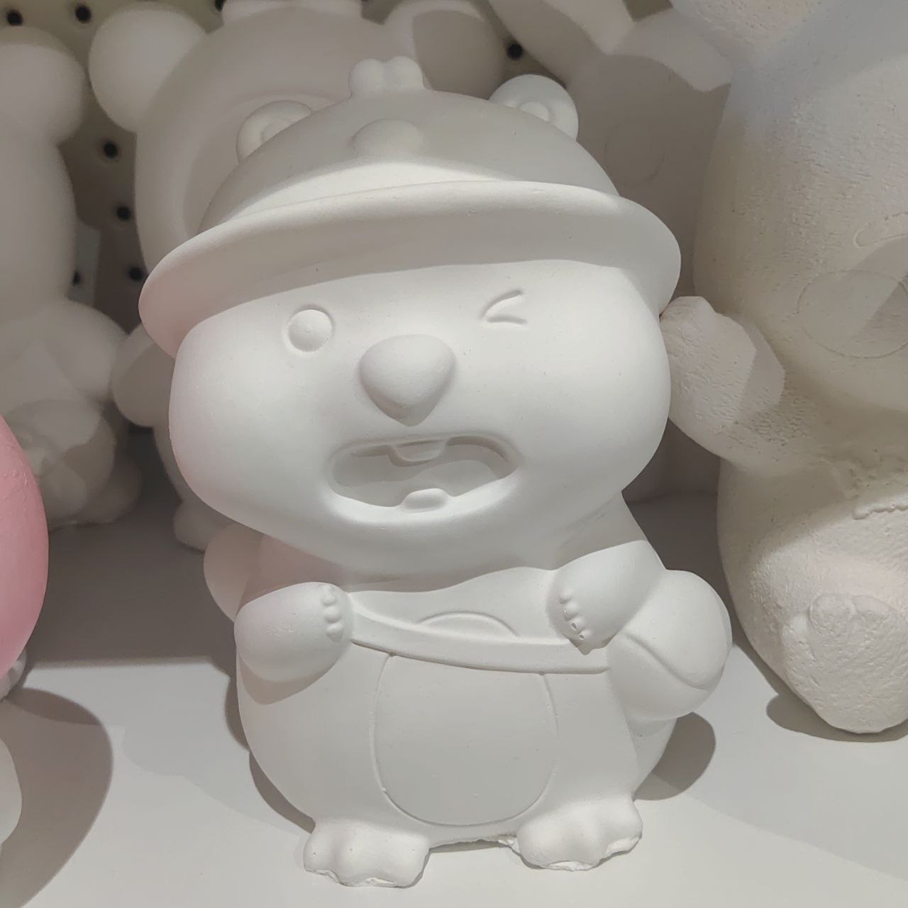 DIY Clay Paint Coin Bank Set