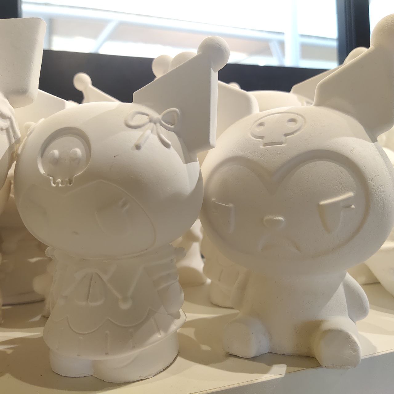 DIY Clay Paint Coin Bank Set