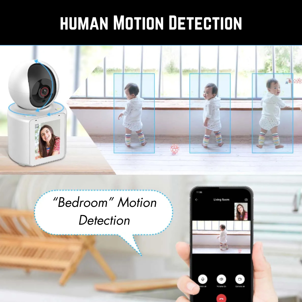 1080P Two Way Video Call Smart Camera 360 Vision Motion Detection WiFi CCTV IP Security Camera Baby Monitor