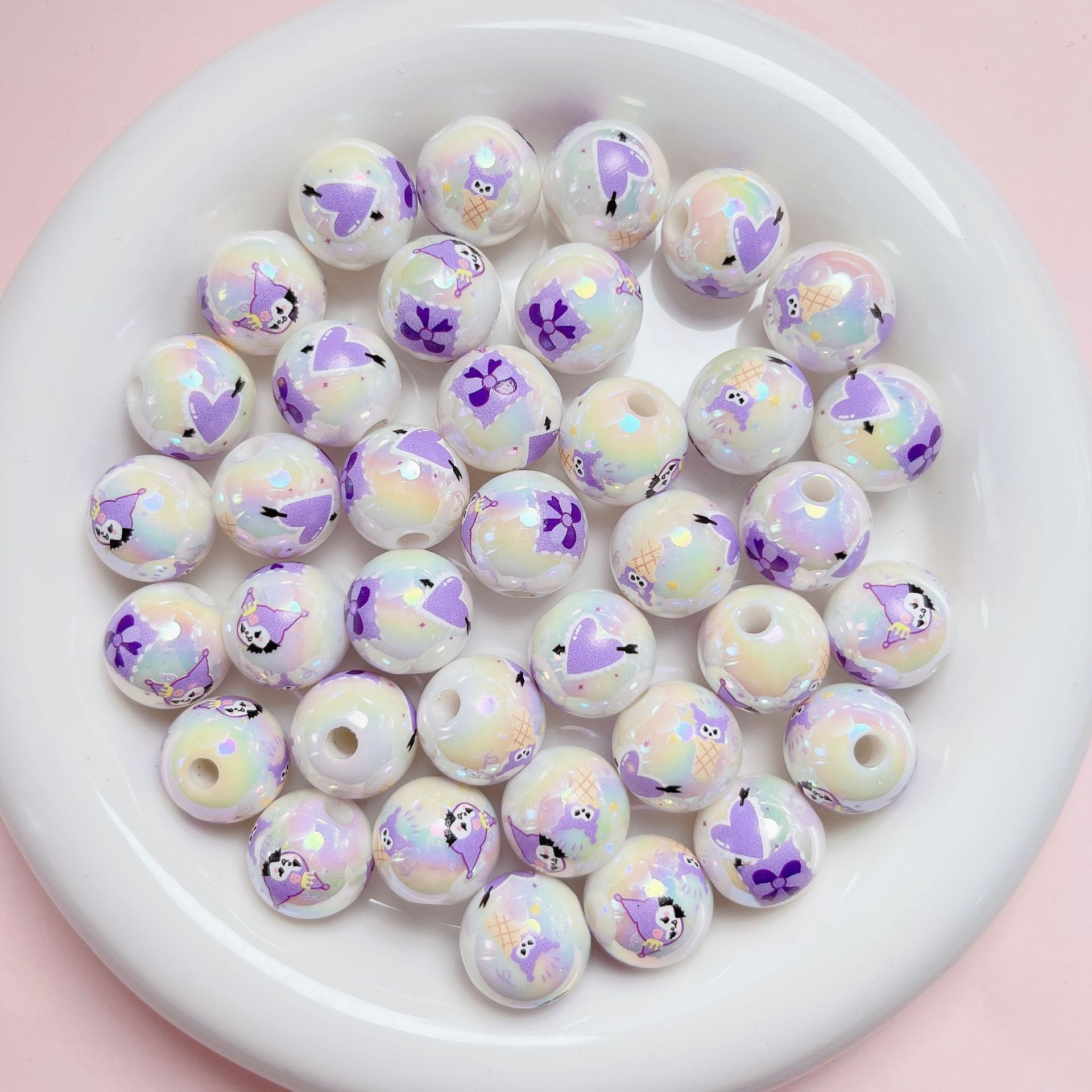 Cute Critter Printed Beads