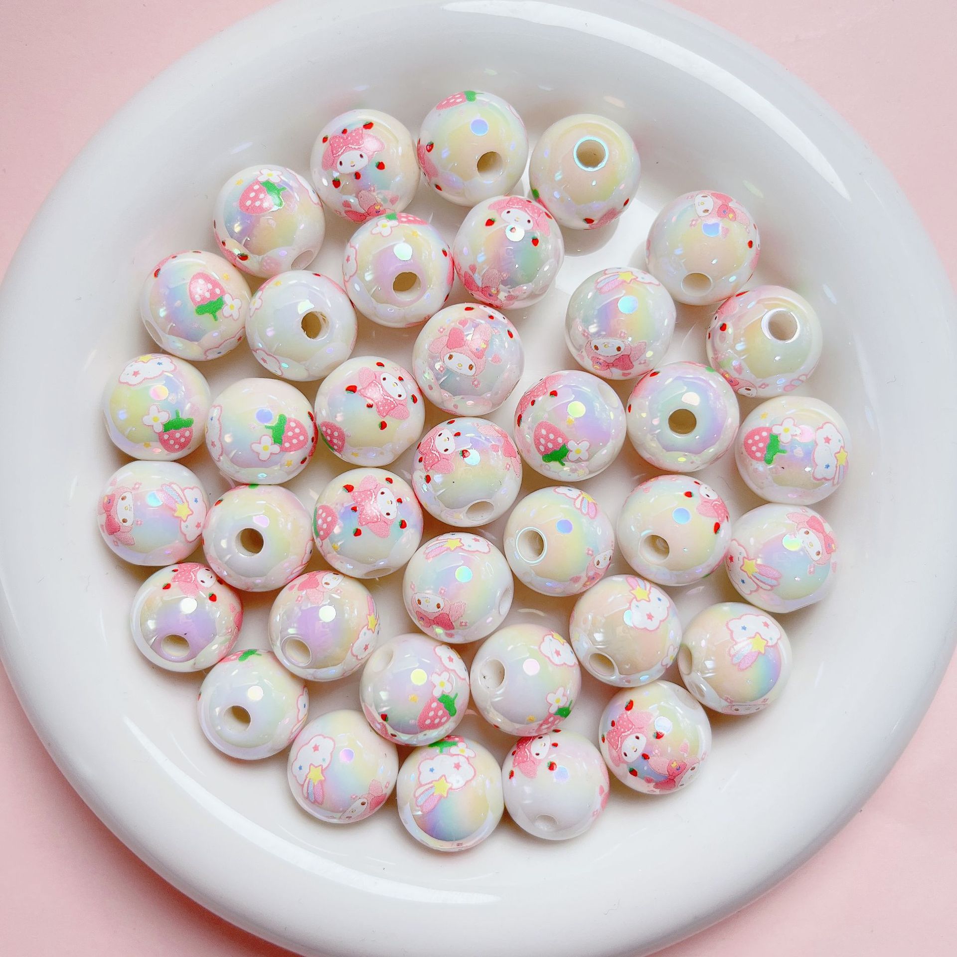 Cute Critter Printed Beads