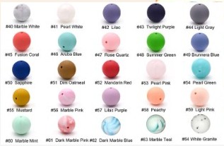 Round Silicone Beads