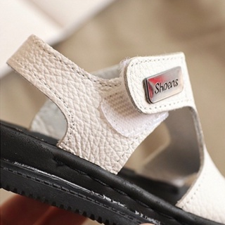 New Arrival children's sandals  1-5 years old soft bottom leather beach sandals