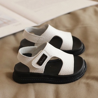 New Arrival children's sandals  1-5 years old soft bottom leather beach sandals
