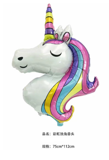 Unicorn Foil Balloons