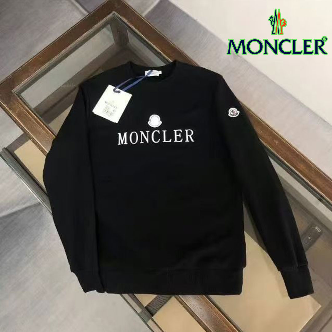 【MONCLER】モンクレール プリント スウェットシャツ レタード 長袖トップ 男女兼用