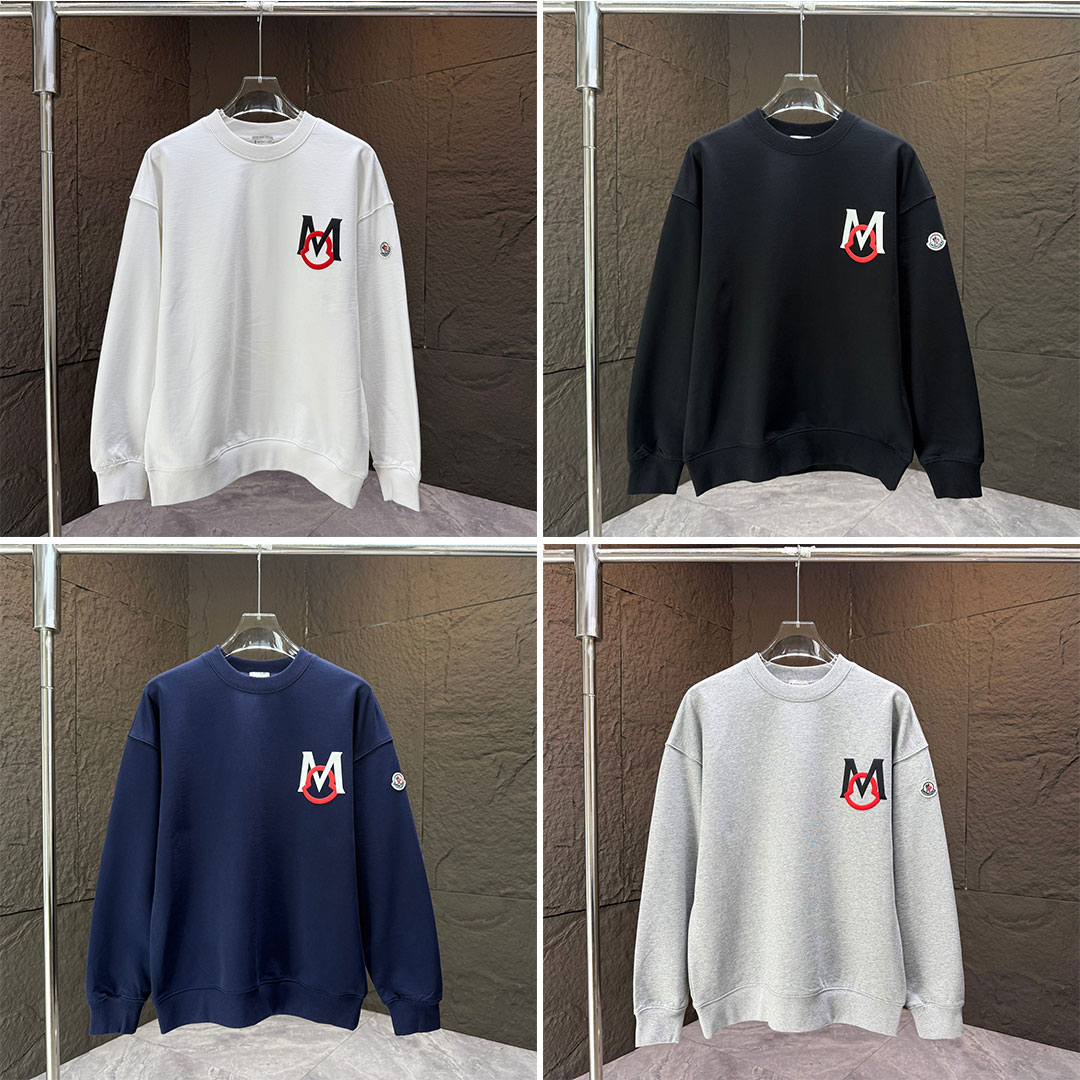 モンクレール 【Moncler】 2025年秋冬新作クルーネックスウェットシャツ