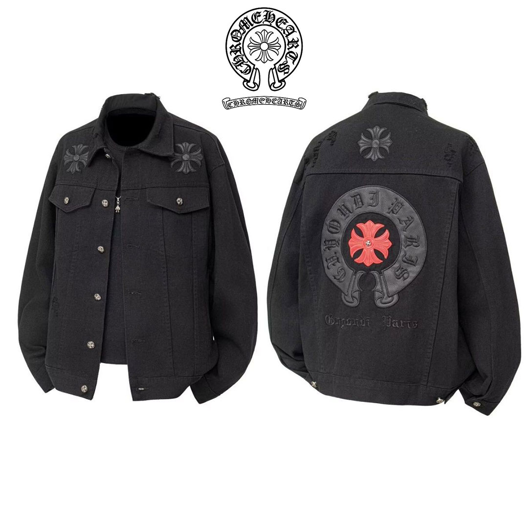 【Chrome hearts】クロムハーツ 2025 アウター トレンドルーズジャケット