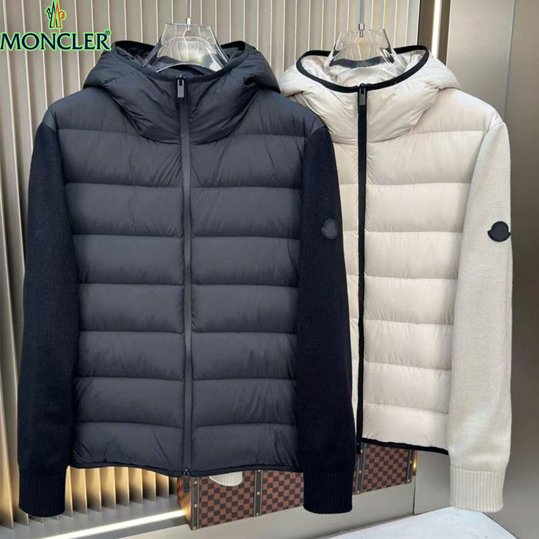 【MONCLER】モンクレール新作秋冬カジュアルニットフード付きジャケット