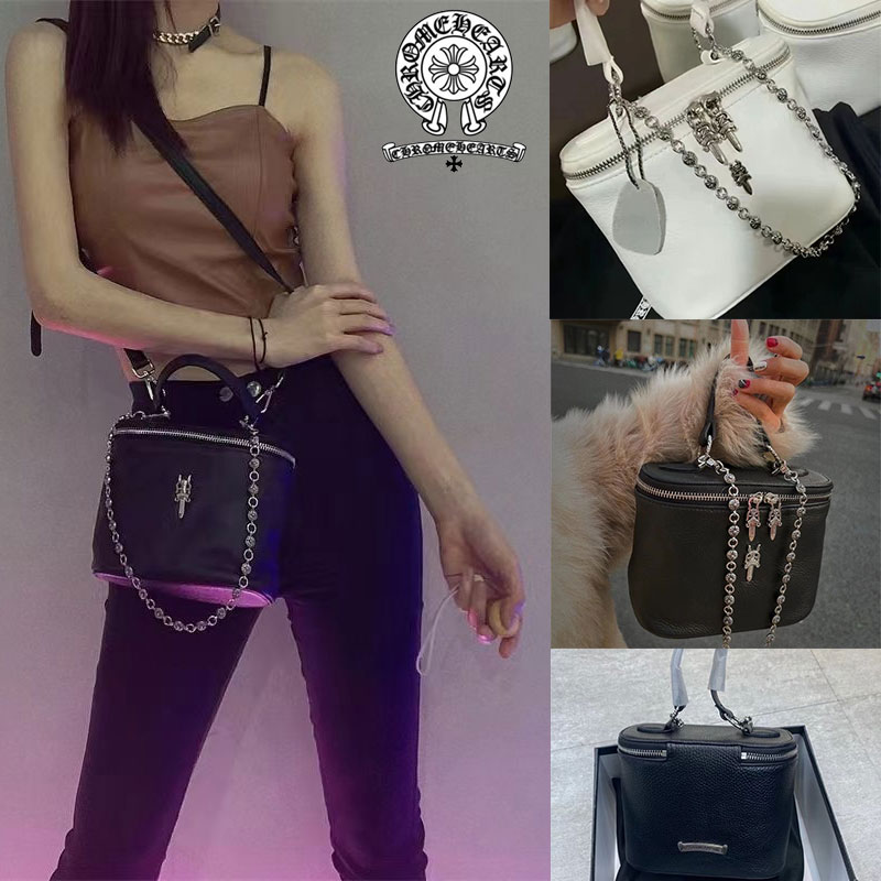 【Chrome Hearts】クロウハート ハンドバッグ コスメティックバッグ ショルダー クロスボディバッグ