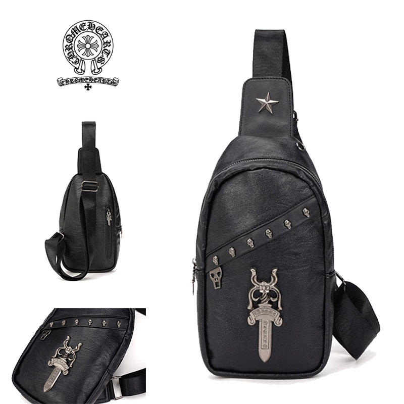 【Chrome Hearts】クロウハート ショルダーバッグ チェストバッグ