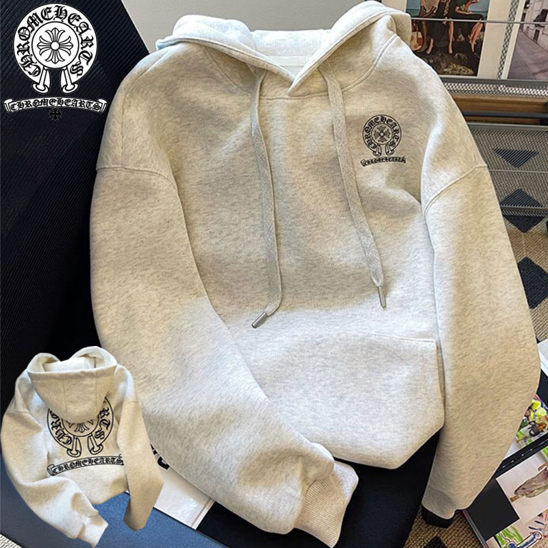 【Chrome Hearts】クロウハートクロスカジュアルスウェットシャツ男女兼用