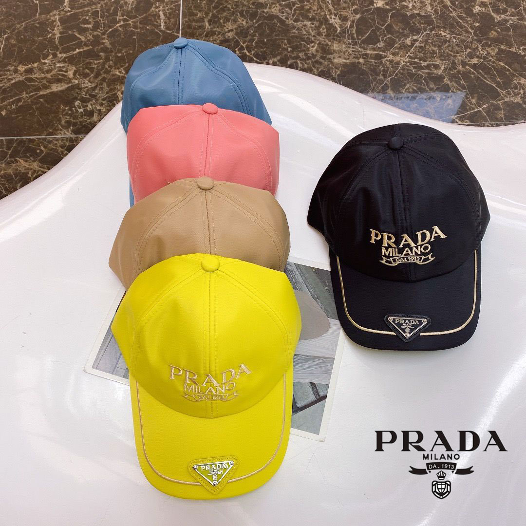 【PRADA】プラダ ベースボールキャップ ピークドキャップ 男女兼用