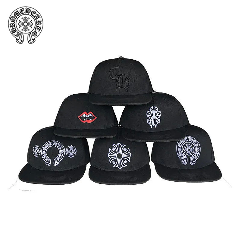 【今日注文なら、もう一つ無料サービス】【Chrome Hearts】クロムハーツ クロスピークハットバイザー 男女兼用