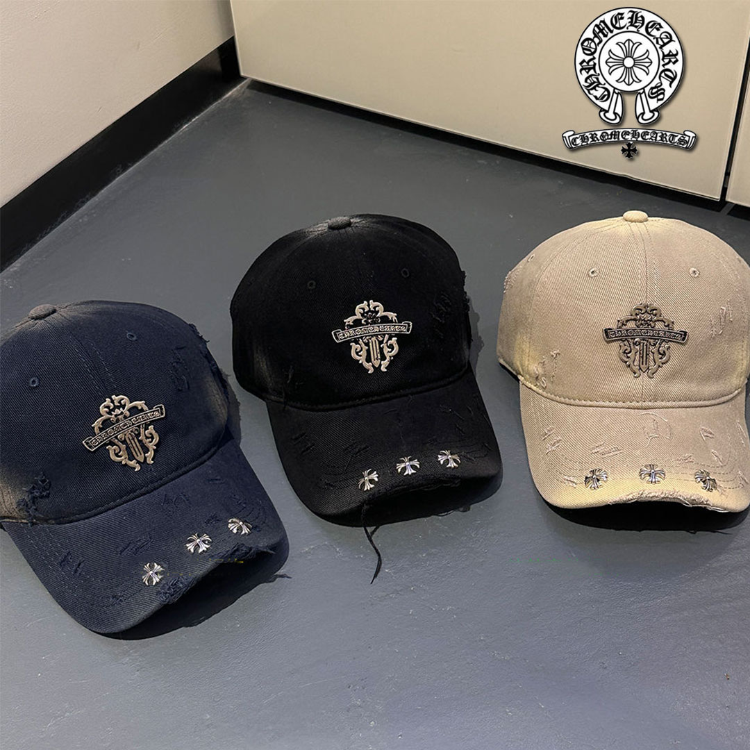 【Chrome Hearts】【今日注文なら、もう一つ無料サービス】クロムハーツ ベースボールキャップ 男女兼用