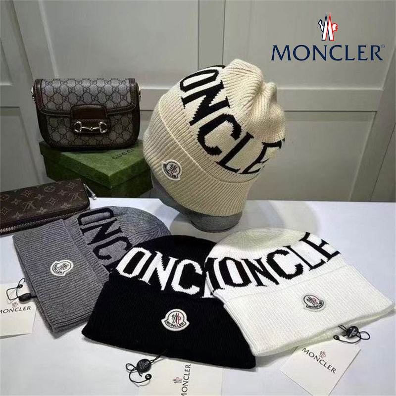 MONCLER ニット帽 ネイビー ナイトブルー Moncler x Mercedes-Benz By NIGO キャップ