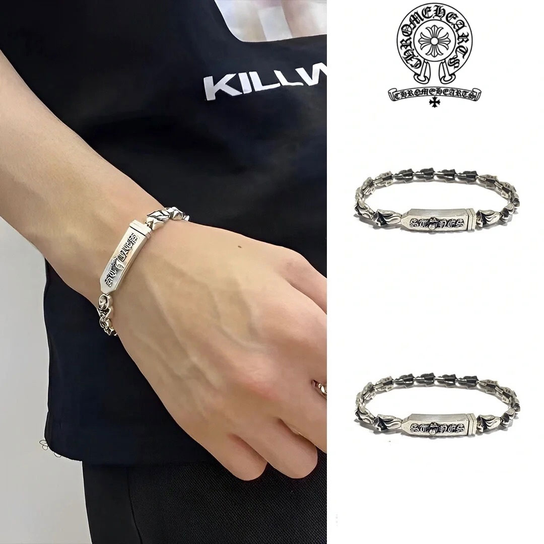 【Chrome Hearts】クロウハートタンブレスレット  男女兼用