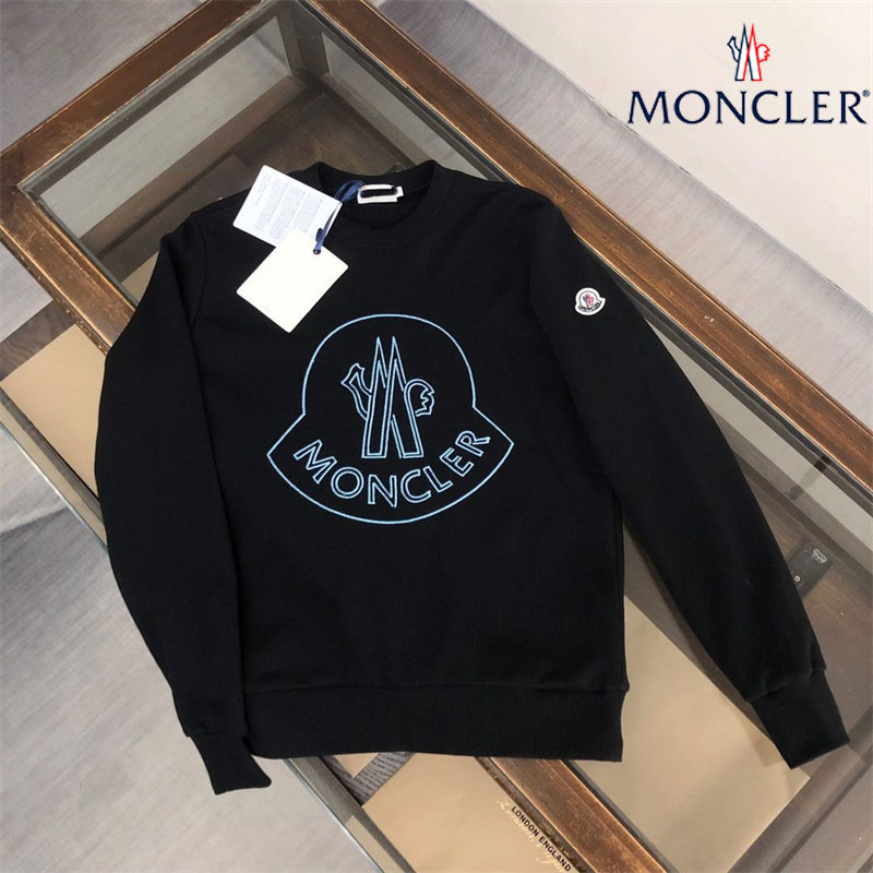 【今日注文なら、もう一つ無料サービス】【MONGCLER】モンクレール プルオーバー ラウンドネック レター スウェットシャツ