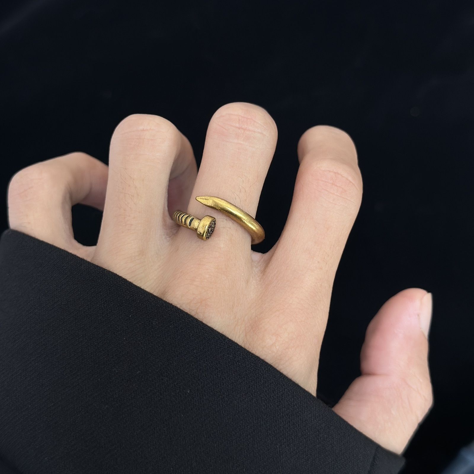 【今日注文なら、もう一つ無料サービス】【Chrome hearts】 クロムハーツ 男女兼用 ヴィンテージカップルリング（オープンデザイン）