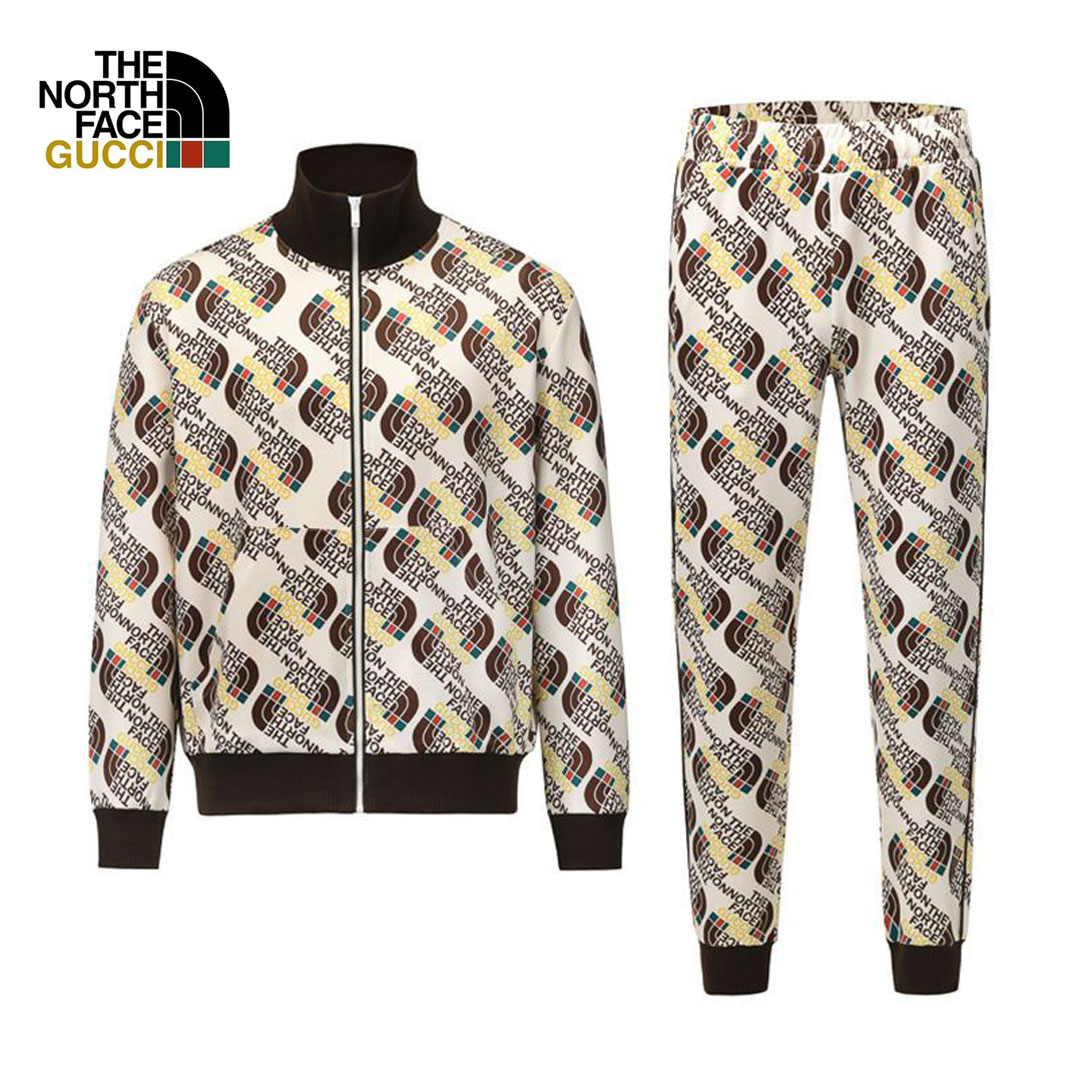 The North Face x Gucci  （トップス + パンツ） コラボリボンプリントボンバースーツ