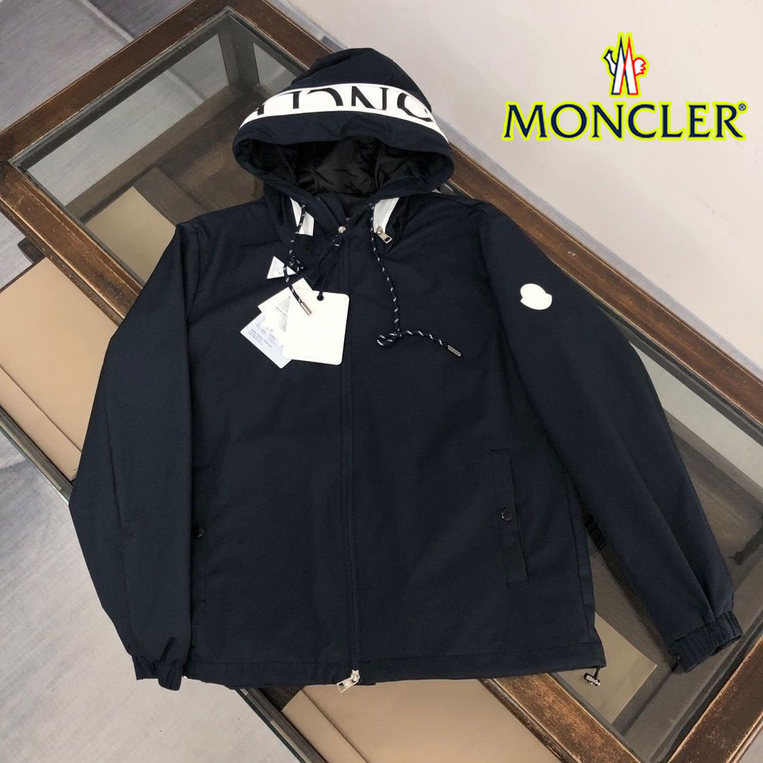 【Moncler】カバードカップルジャケットカジュアルフード付きジャケット男女兼用