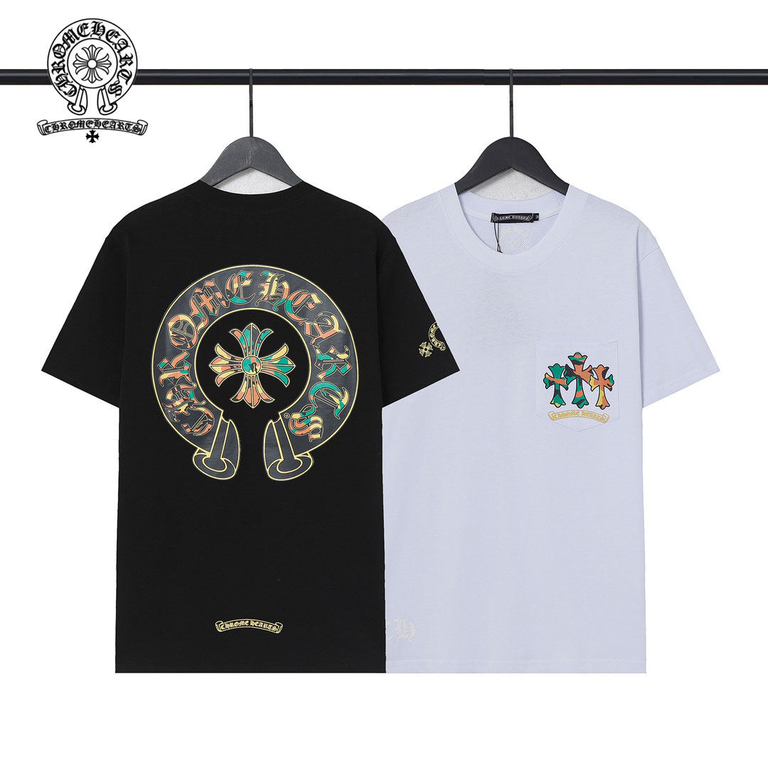 【Chrome Hearts】クロムハーツ 半袖 カモフラージュ ホースシュー Tシャツ