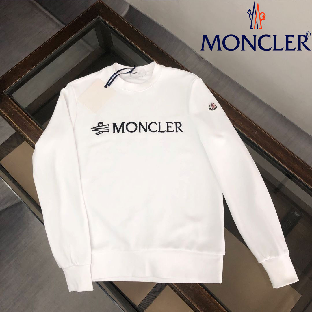 【MONCLER】モンクレール 24 新作プリント ラウンドネック スウェットシャツ 男女兼用
