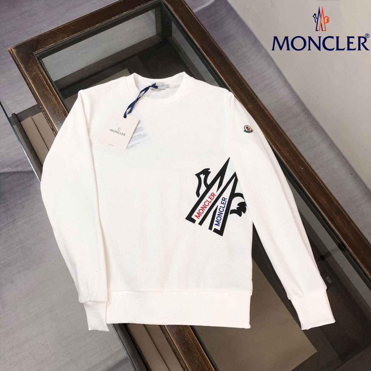 【MONCLER】モンクレール 2024 秋冬新作ラウンドネックカジュアルスウェットシャツ 男女兼用
