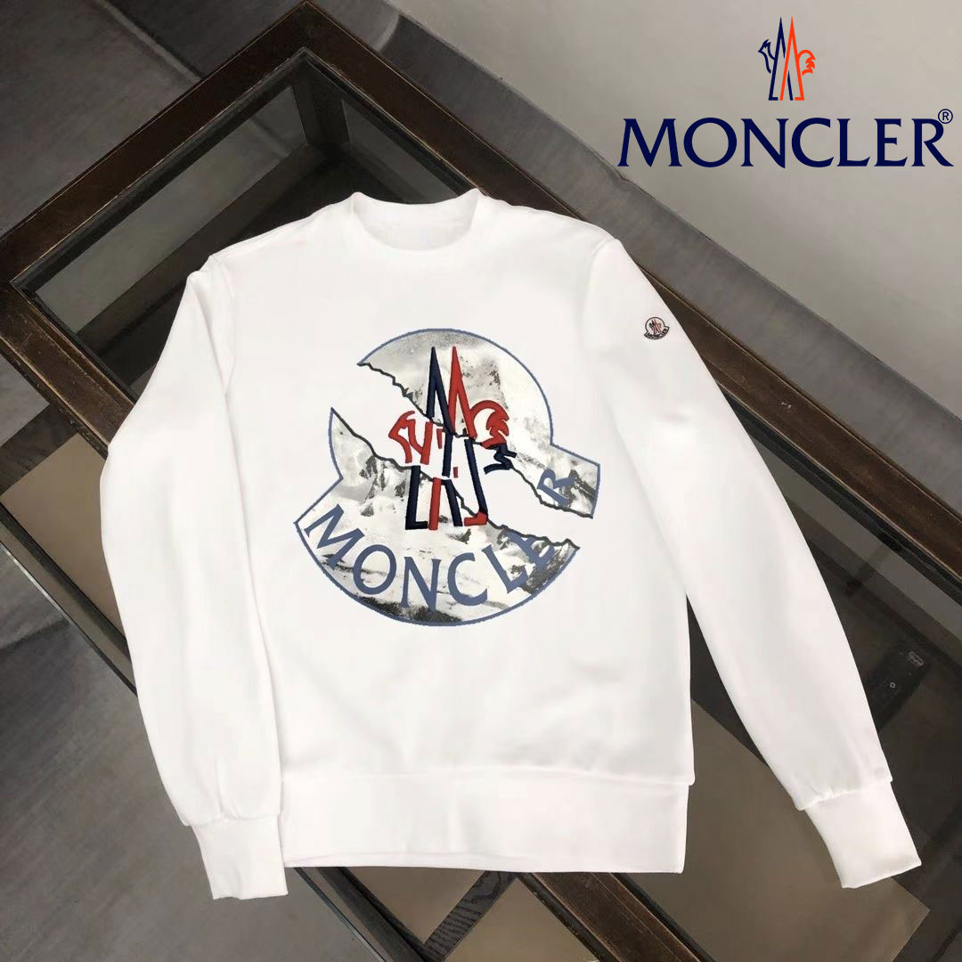 【MONCLER】モンクレールの新作プリント ラウンドネック スウェットシャツ