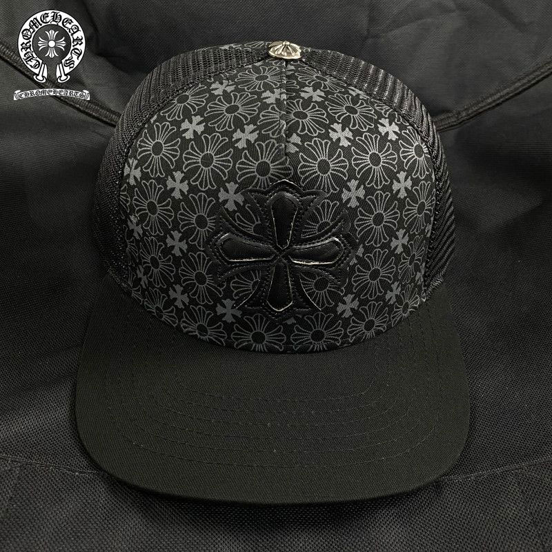 【Chrome Hearts】クロムハーツ 新作 クロス刺繍サンハット、ベースボールキャップ 男女兼用