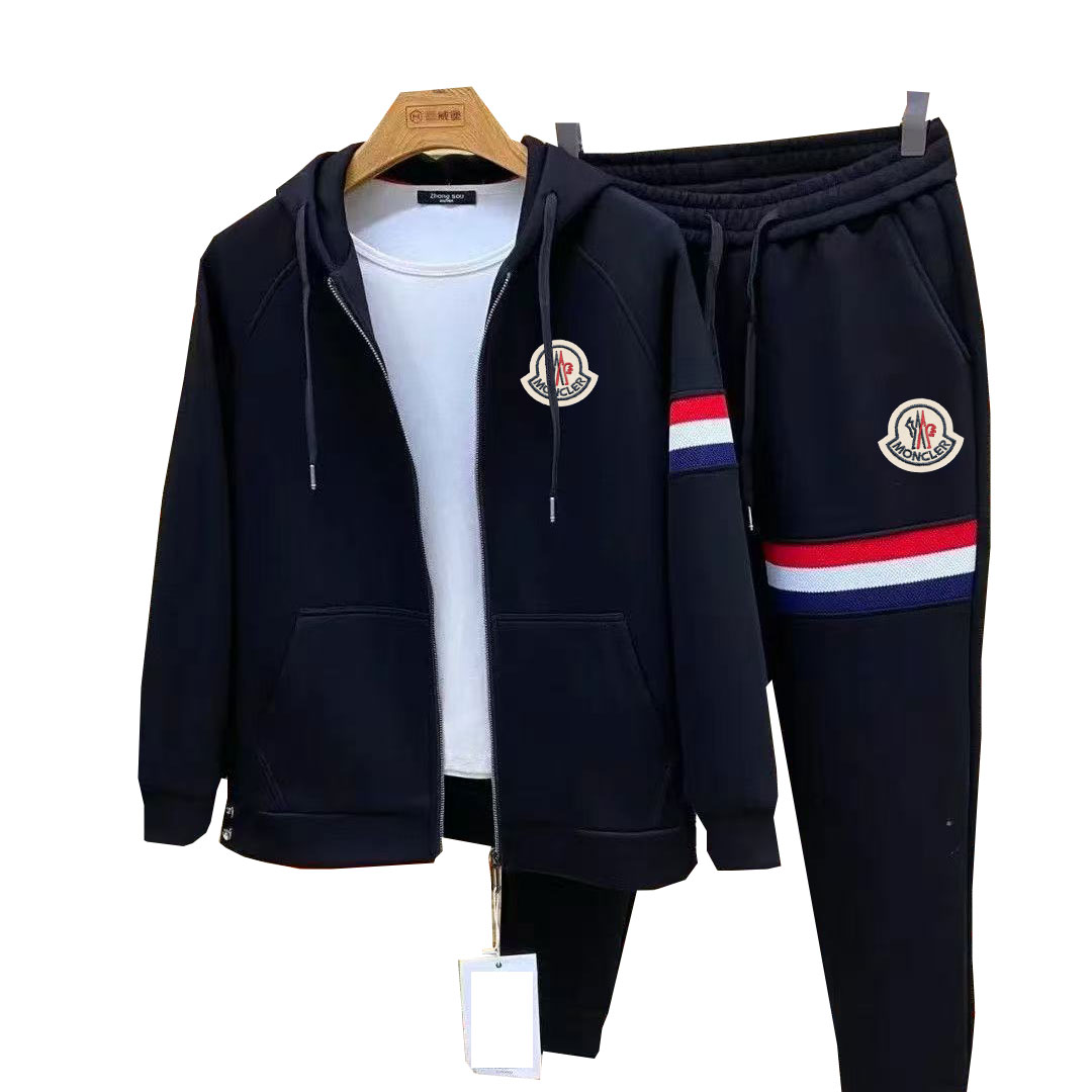 【MONCLER】【トップス + パンツ】モンクレールの新しいツーピーススポーツウェアセット