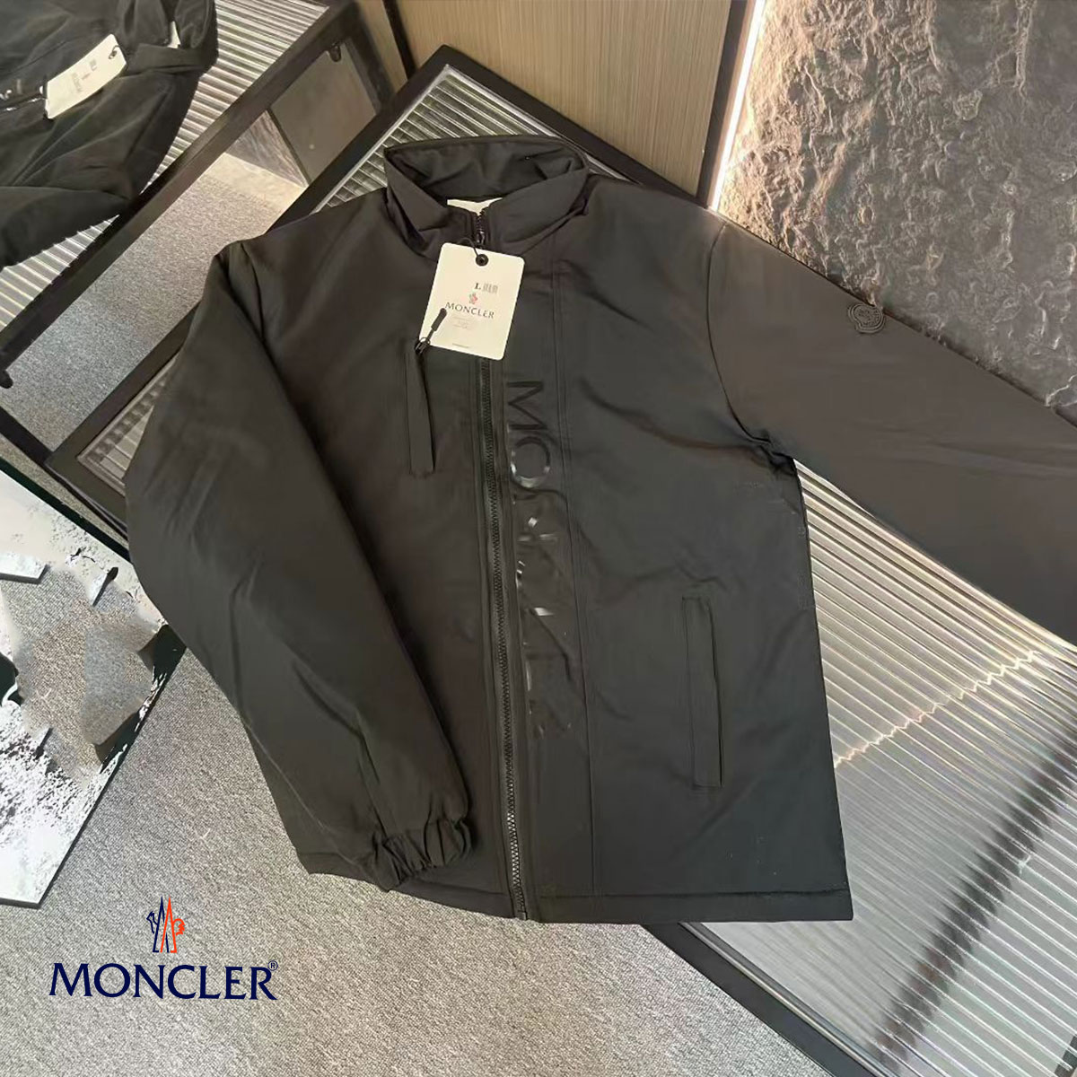 【MONCLER】モンクレール ブラックナイト スタンドカラー ジャケット 男女兼用